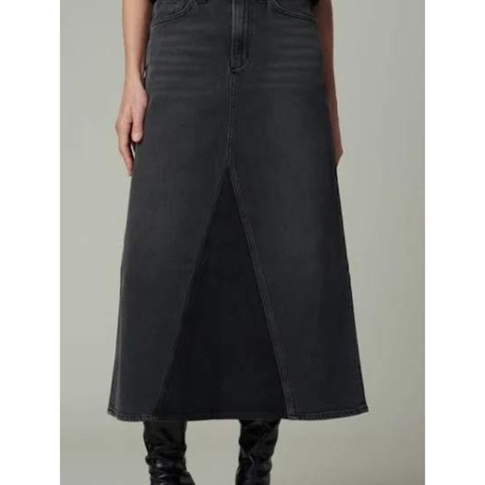 Joe's Jeans The Tulie Skirt With Grace Denim Midi Vintage Stretch Size 30